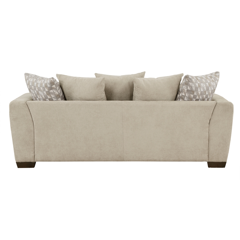 Lexicon Silverthorne Chenille Living Room Sofa in Light Brown