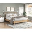 Lexicon Brickell Contemporary Wood Queen Platform Bed in Natural