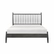 Lexicon Brickell Contemporary Wood Queen Platform Bed in Gray