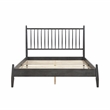 Lexicon Brickell Contemporary Wood Queen Platform Bed in Gray