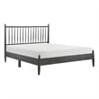 Lexicon Brickell Contemporary Wood Queen Platform Bed in Gray