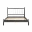 Lexicon Brickell Contemporary Wood Full Platform Bed in Gray