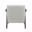 Lexicon Greeley Upholstered Wood & Velvet Accent Chair in Pearl/Brick Gray