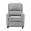 Lexicon Loveland Upholstered Fabric Push Back Recliner in Gray