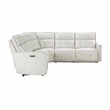 Lexicon Salida 5-Piece Fabric Modular Power Reclining Sectional in White