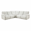 Lexicon Salida 5-Piece Fabric Modular Power Reclining Sectional in White