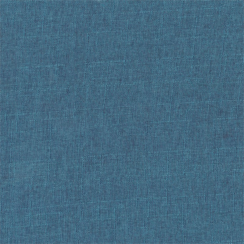 Lexicon Brigitte Fabric Lift Top Storage Bench in Blue