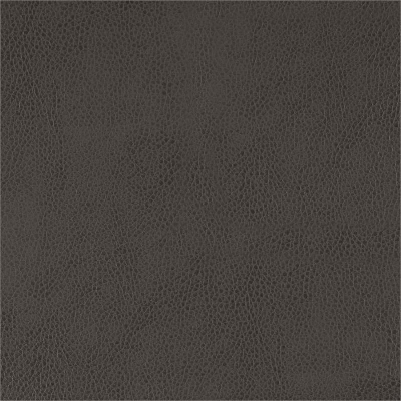 Lexicon Durant Faux Leather Glider Manual Recliner in Gray