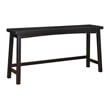 Lexicon Caspian 4-Piece Pack Wood Counter Height Set in Black