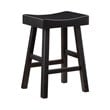 Lexicon Caspian 4-Piece Pack Wood Counter Height Set in Black