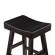 Lexicon Caspian 4-Piece Pack Wood Counter Height Set in Black