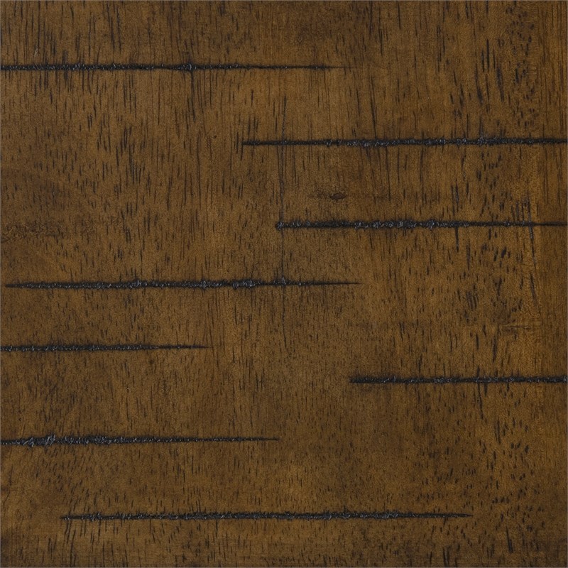 Lexicon Caspian 4-Pcs Pack Wood Counter Height Set in 2-Tone (Black and Brown)