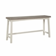 Lexicon Caspian 4-Pcs Pack Wood Counter Height Set in 2-Tone (White and Coffee)