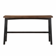 Lexicon Caspian 4-Pcs Pack Wood Pub Height Set in 2-Tone (Black and Brown)