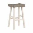 Lexicon Caspian 4-Pcs Pack Wood Pub Height Set in 2-Tone (White and Coffee)