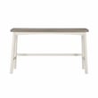 Lexicon Caspian 4-Pcs Pack Wood Pub Height Set in 2-Tone (White and Coffee)