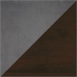 Lexicon Landers Wood and Velvet Accent Chair in Dark Grey