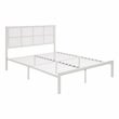 Lexicon Sanibel Metal Frame King Metal Platform Bed in White