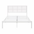 Lexicon Sanibel Metal Frame King Metal Platform Bed in White