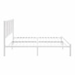 Lexicon Sanibel Metal Frame King Metal Platform Bed in White