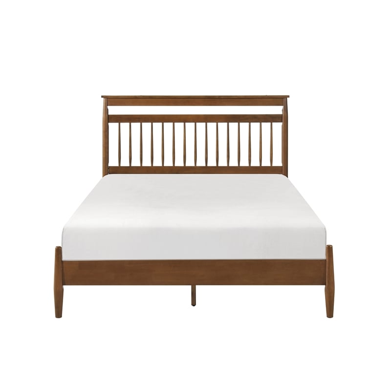 Lexicon Arlo Wood Queen Platform Bed in Chestnut