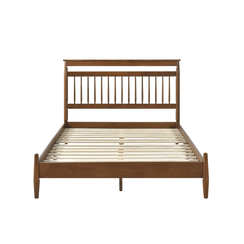Lexicon Arlo Wood Queen Platform Bed in Chestnut