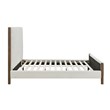 Lexicon Julian Chenille Queen Platform Bed in Beige