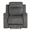 Lexicon Yates Microfiber Reclining Chair in Brownish gray