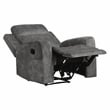 Lexicon Yates Microfiber Reclining Chair in Brownish gray