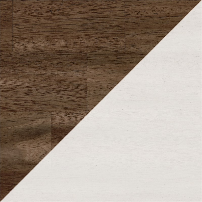 Lexicon Dobson Wood Dining Room Table and Chairs (set of 7) in Cherry and White