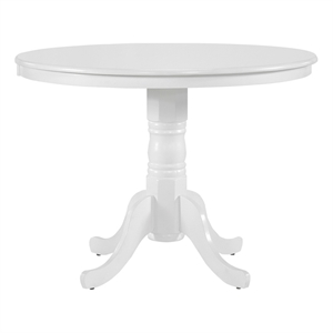 Lexicon Shelby Wood Dining Room Table in White finish