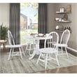 Lexicon Shelby Wood Dining Room Table in White finish