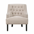 Lexicon Charisma Chenille Accent Chair in Beige