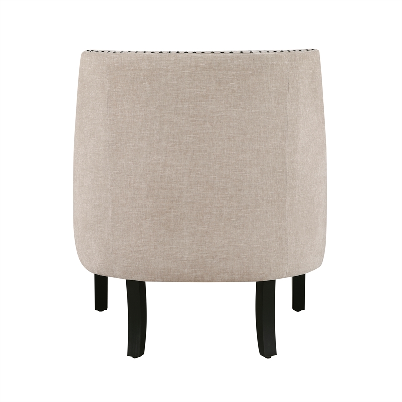 Lexicon Charisma Chenille Accent Chair in Beige