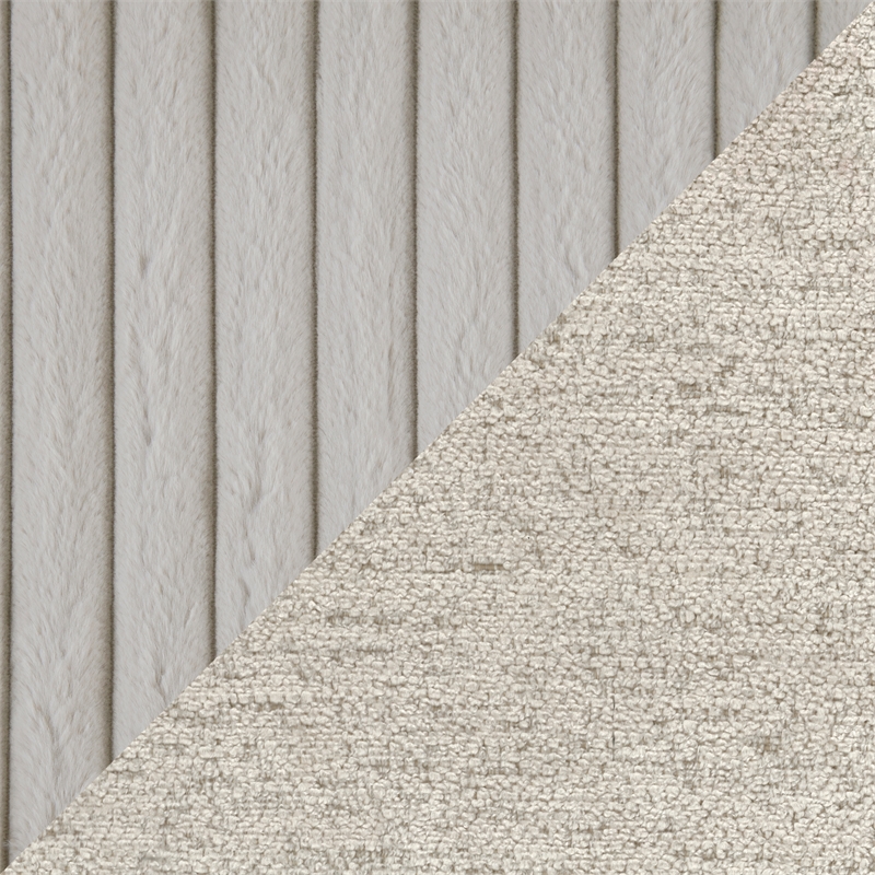 Lexicon Gallatin 2-Pcs Corduroy Sectional with Left Chaise in Beige & light gray