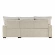Lexicon Gallatin 2-Pcs Corduroy Sectional with Right Chaise in Beige& Light Gray