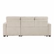 Lexicon Rhett 3-Piece Corduroy Reversible Sectional in Beige