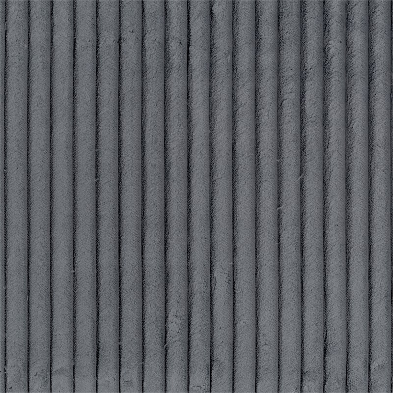 Lexicon Rhett 3-Piece Corduroy Reversible Sectional in Dark Gray