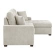 Lexicon Waitsfield 2-Piece Textured Sectional with Right Chaise in Sand