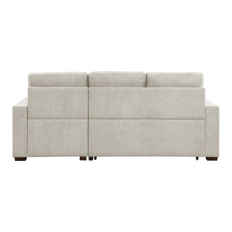 Lexicon Waitsfield 2-Piece Textured Sectional with Right Chaise in Sand