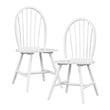 Lexicon Shelby Wood Dining Room Side Chair& set of 2 in White finish