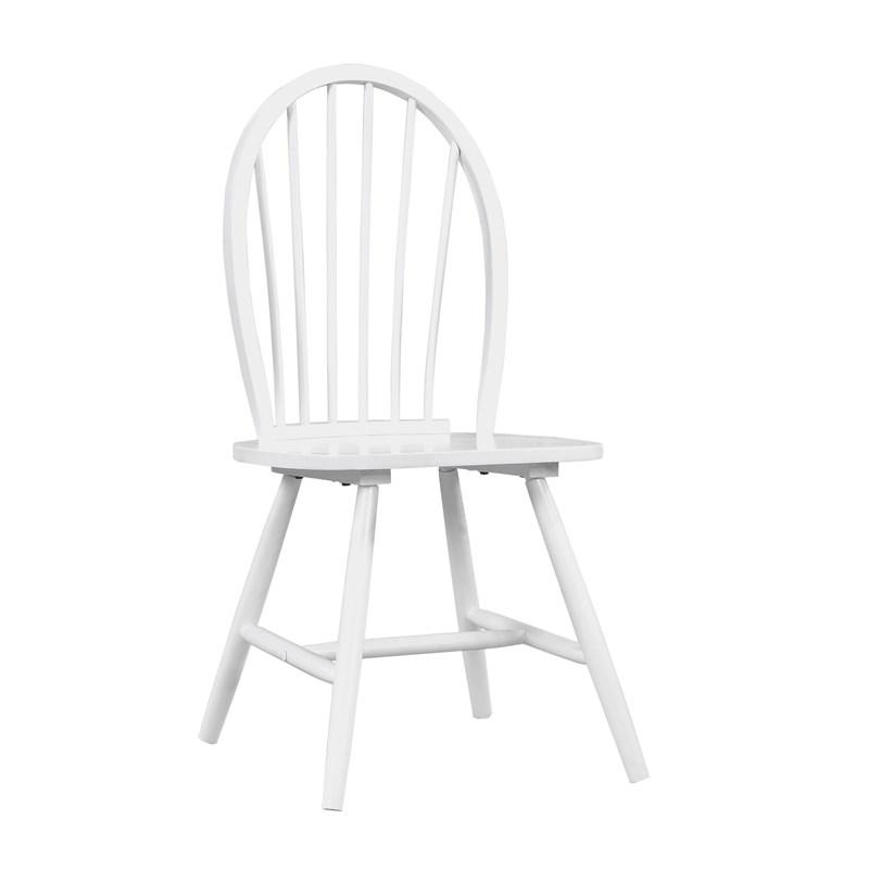 Lexicon Shelby Wood Dining Room Side Chair& set of 2 in White finish