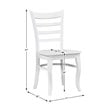 Lexicon Bonnie Wood Dining Room Side Chair& set of 2 in White finish