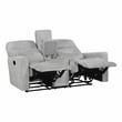 Lexicon Lyndon 2-Piece Chenille Sofa Set in Gray