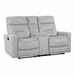 Lexicon Lyndon 2-Piece Chenille Sofa Set in Gray