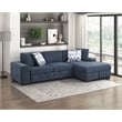 Lexicon Raife 2-Piece Chenille Sectional with Right Chaise in Gray