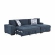 Lexicon Raife 2-Piece Chenille Sectional with Right Chaise in Gray