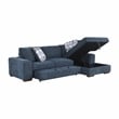 Lexicon Raife 2-Piece Chenille Sectional with Right Chaise in Gray