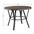 Lexicon Crowley Metal and Wood Counter Height Table in Black