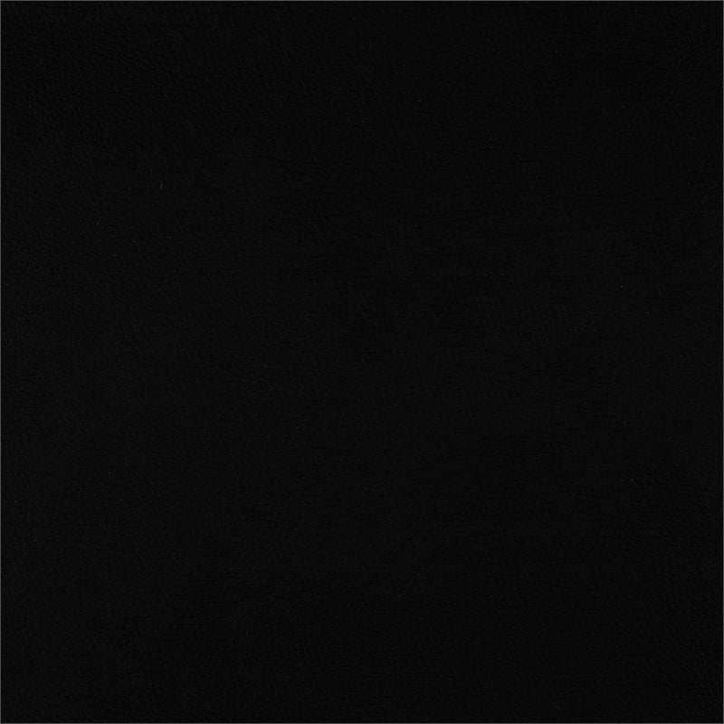 Lexicon Oxton Metal & Faux leather set of 2 Swivel Pub Height Chair in Black